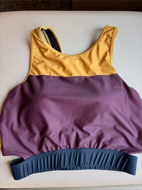 Nani swimwear  cropped swim bikini top - Mustard & Plum